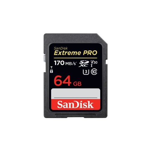 Extreme Pro 170mb/s Sdxc Uhs-i Memory Card - 64gb