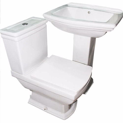 Toilet Seat With Handwash Sink