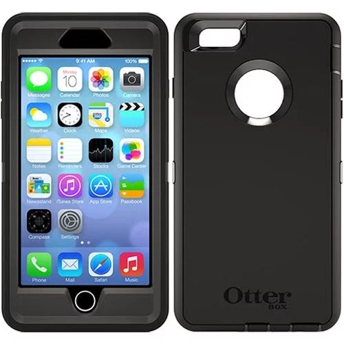 A&s Otterbox Defender Cover Case & Holster Belt Clip For iPhone 7 Plus - Black
