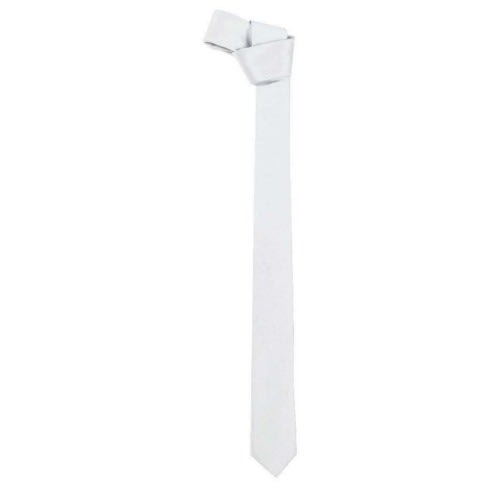 Men's Skinny Tie - White