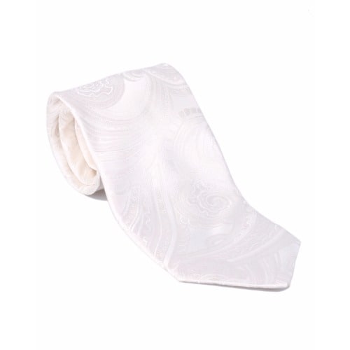 Men's Jaquard Luxury Tie - Cream