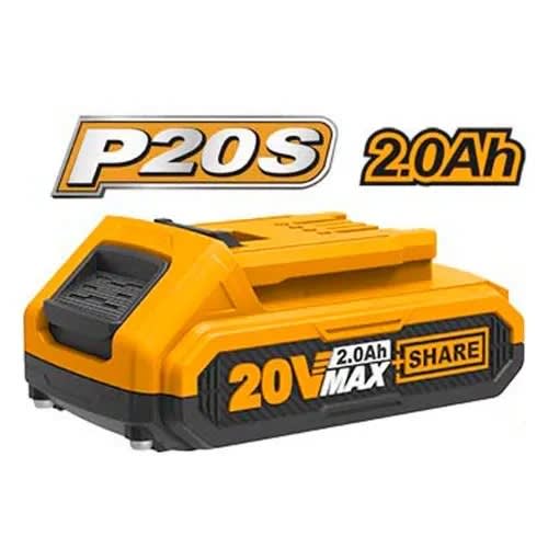 Ingco - 20v 2.0ah Lithium-ion Battery Pack- Charger Not Included Fbli2001