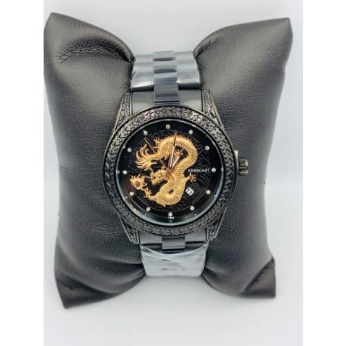 Luxury Stainless Steel Wrist Watch For Men -Black