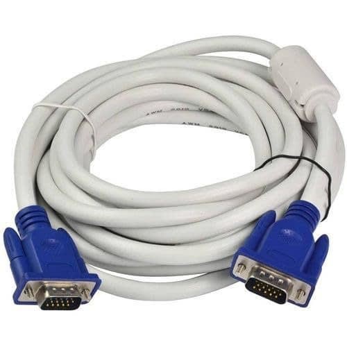 5 Meter Whita Vga  To Vga Cable