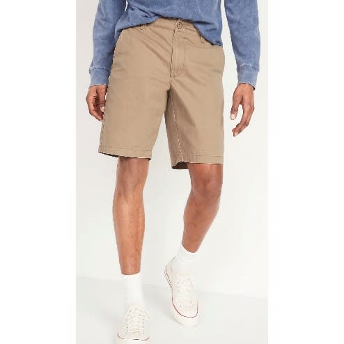 Men’s Straight Chino Shorts- Brown