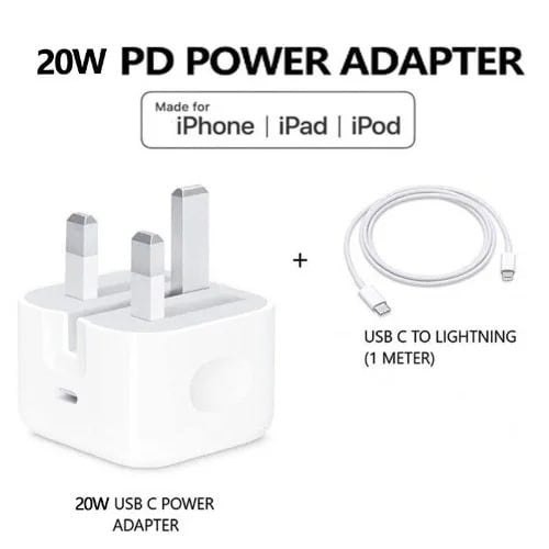 Usb-c Power Adapter To Lightning Cable - 20W