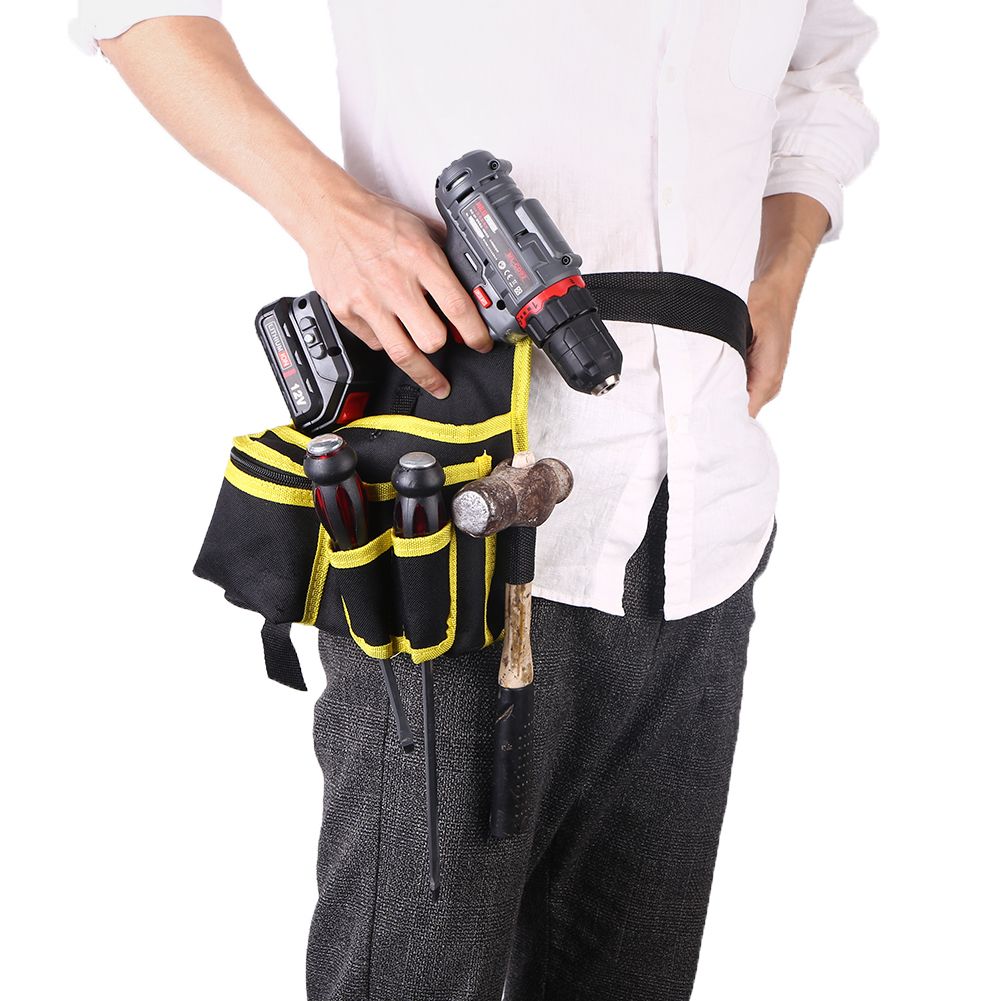 Tools Screwdriver Pliers Storage Multi-function Polyester Transportation Bag Repairing For Hammers Pack 600D Waist Tools