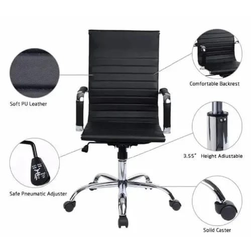Leather Slimoffice Chair