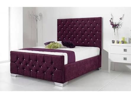 NEW 6×6 SOFA BED FRAME--PURPLE  (Delivery Only To Lagos Customers)