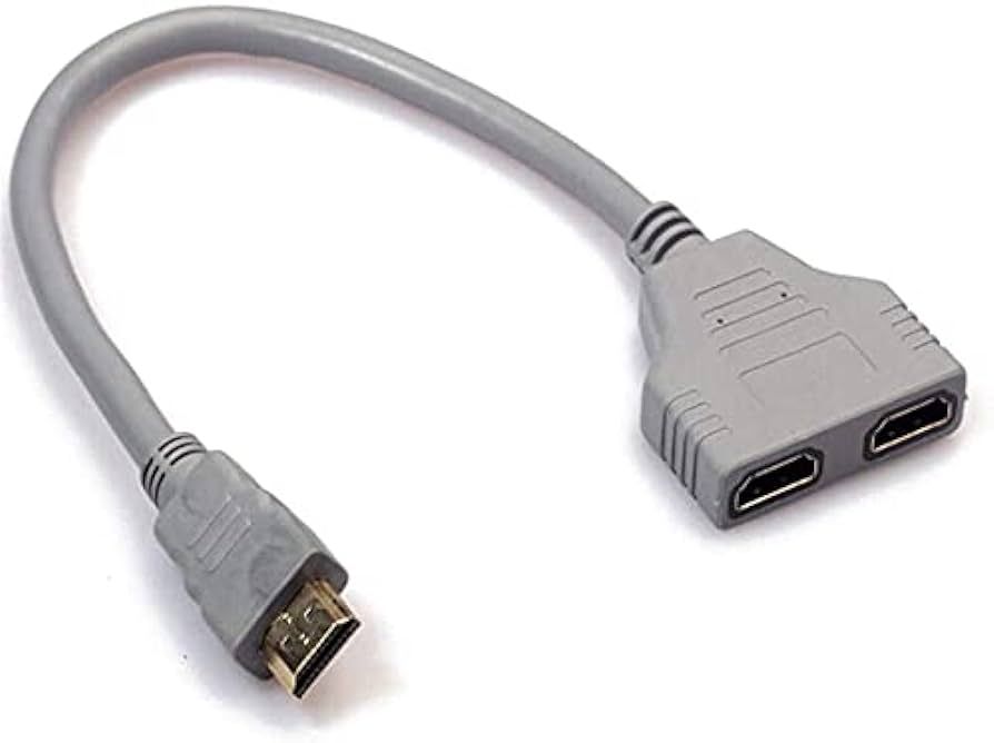 HDMI Splitter 1 In 2 Output Male To 2 Female