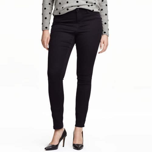 Ladies  Slim Jeans - Black