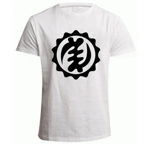 Omnipotent God Symbol Print T-shirt -white
