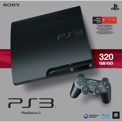 Playstation 3 Slim 320gb+2 Pads With 15 Games