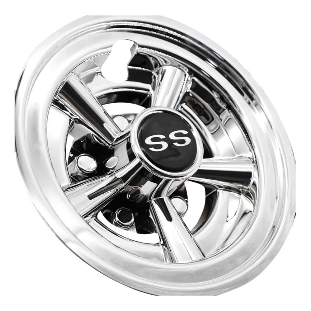 1Pcs 8Inch Golf Cart Wheel Covers 5 Spoke Design Hub Cap for Golf Carts for Club Car
