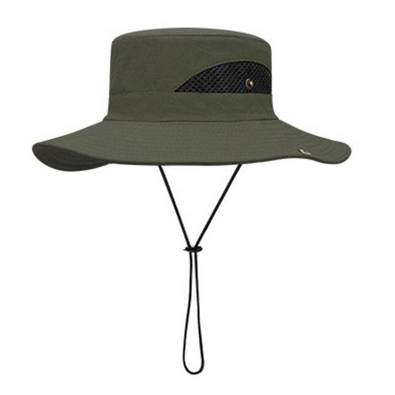 (No Logo)New Custom Logo Uni Breathable Fisherman's Hats Anti Uv Cool Large For
