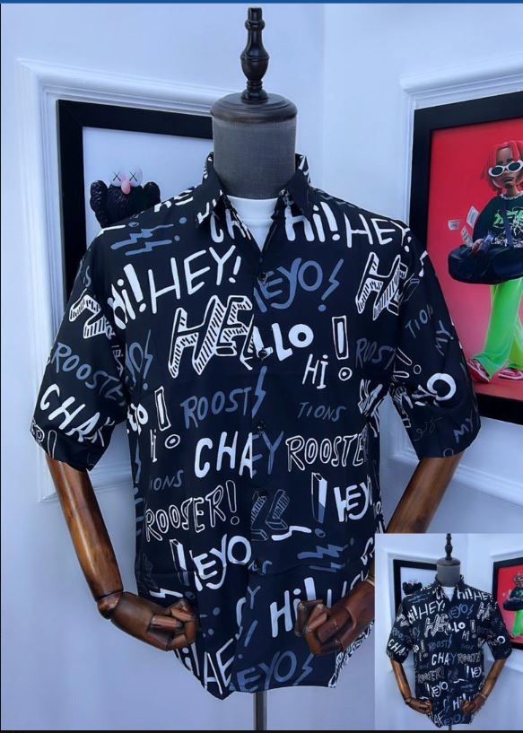 Men's Casual Beach Short Sleeve Printed Shirt