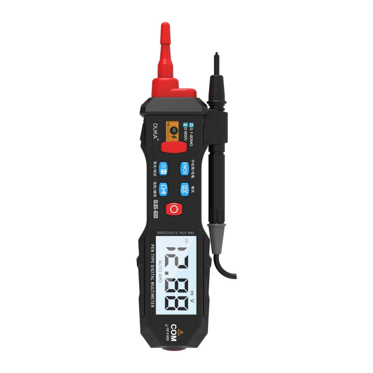 Pen Type Digital Multimeter 6000 Counts NCV Multi Tester