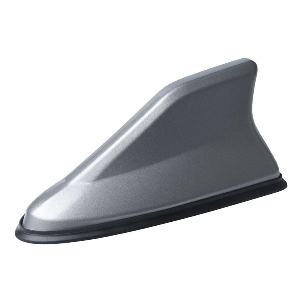 Shark Fin Antenna Car Radio Signal Adhesive Base Gray