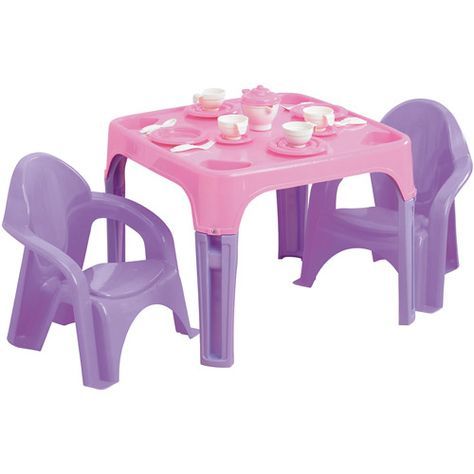 American Plastic 28 Pc. Tea Party Set