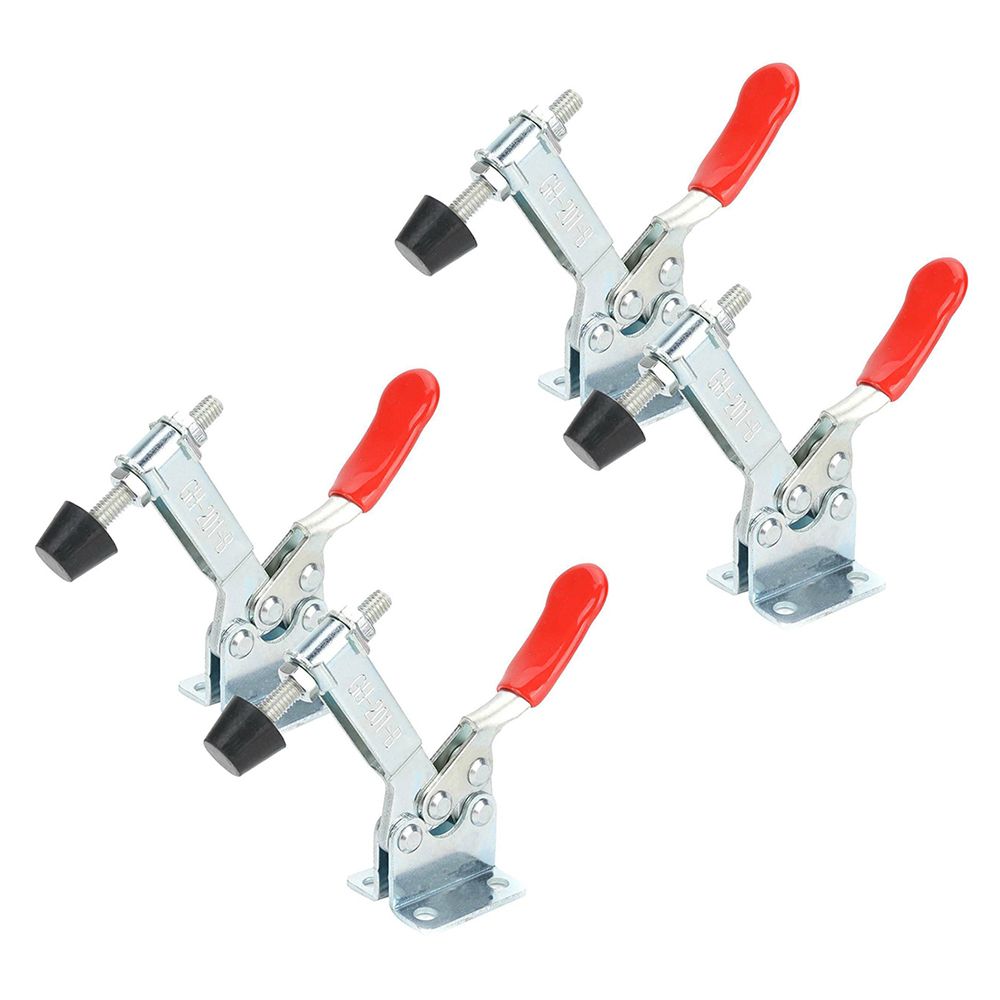 4Pcs GH-201B Toggle Clamps Quick Release Hand Tool Holding