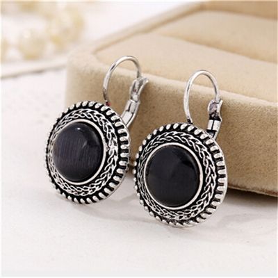 Vintage Tibetan Silver Bohemian Long Earring