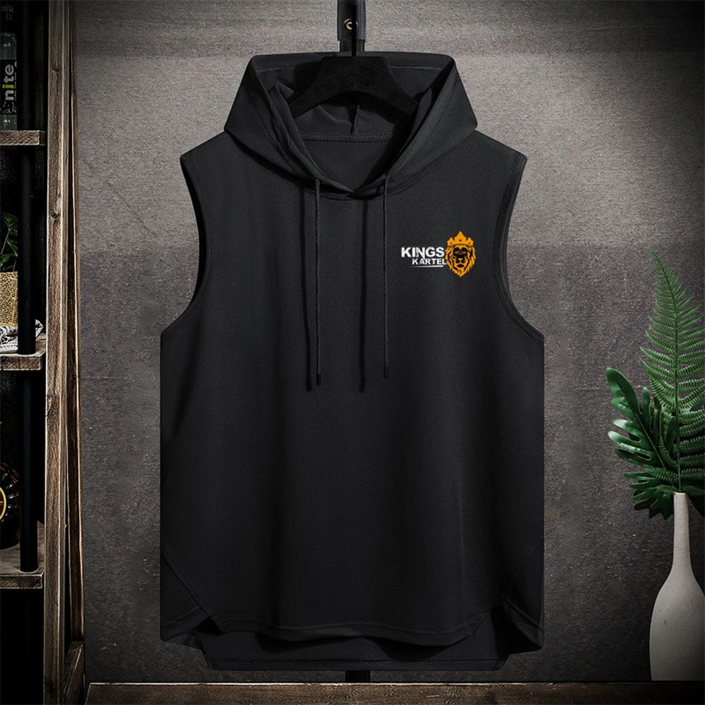 Kings Kartel Black Armless Hoodie