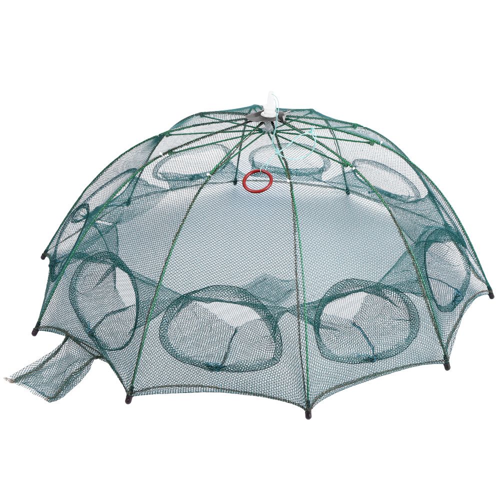 4/6/8/10 Hole Automatic Fishing Trap Portable Folding