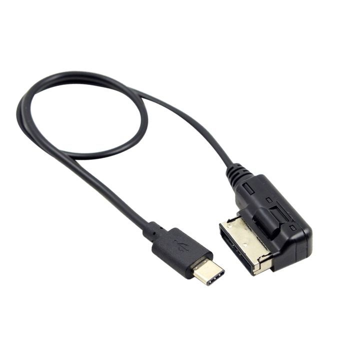 USB-C USB 3.1 Type-C Charger Cable AMI Cord Fit Car VW For Audi A3 A4