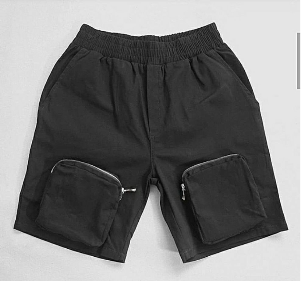 Black Utility Combat Short