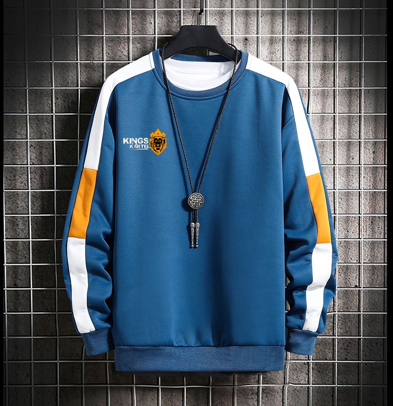 Kartel Light Blue And White Sweatshirt