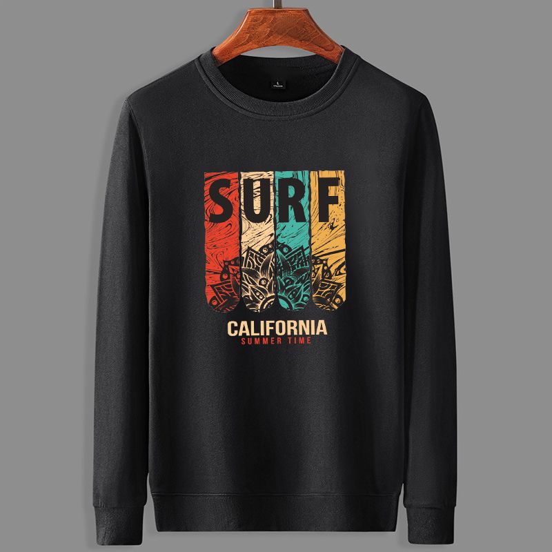 Men's Black Surf Sweatshirt
