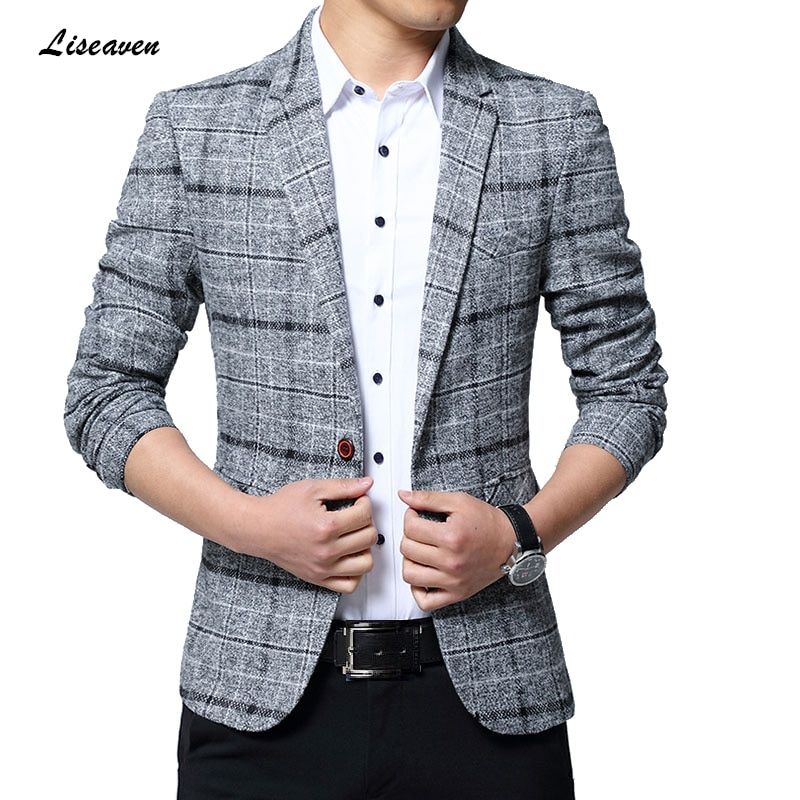 Blazers Men Jackets Arrival Male Blazers Plus Size 5XL Slim Fit Coat Mens Blazer Jacket Men