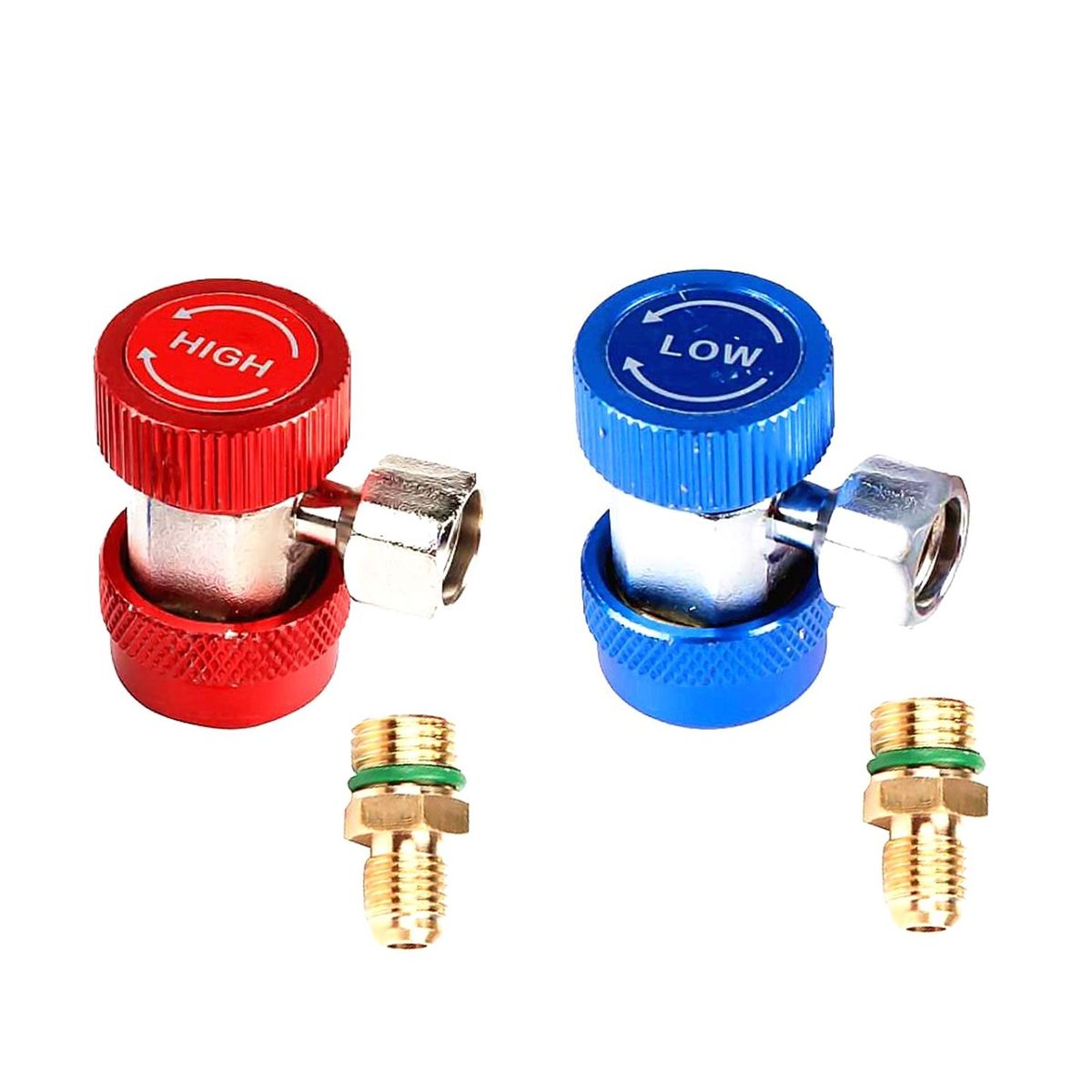 Adjustable R134A Adapter Fittings With High-Low Quick