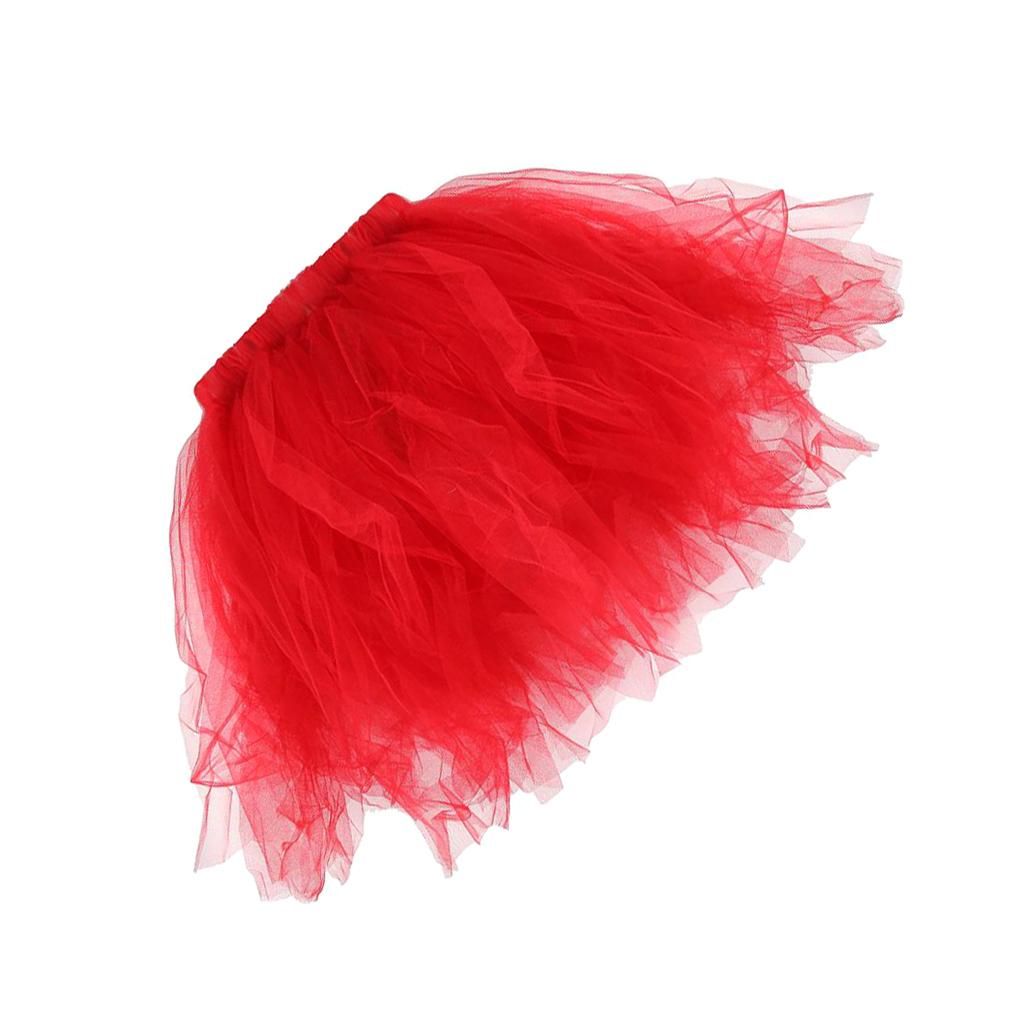 Mom Daughter Sparkly Sequin Ballet Tutu Party Fancy Dress Adult Red