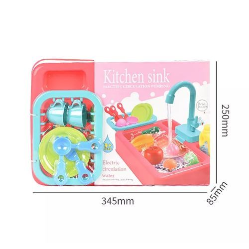 Pretend Kitchen Cooking Toy Playset Role Play For Kids