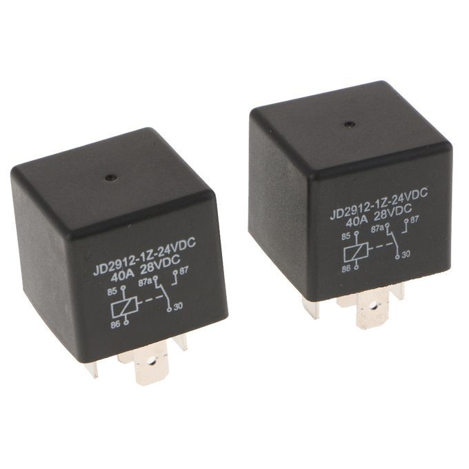 2x Universal Car Automotive Truck 24V Volt DC 40Amp AMP Relay 5Pin