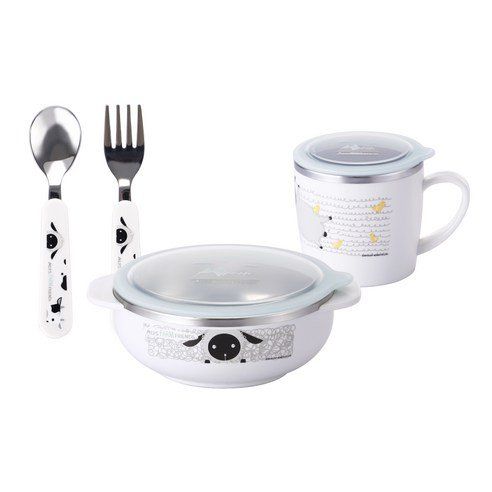 Stanrock Alps Farm Friends Baby Tableware Set Of 3 A