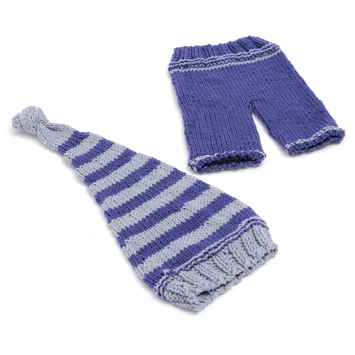 Newborn Baby Girls Boys Crochet Knit Costume Photo Photography Prop Outfit Hot