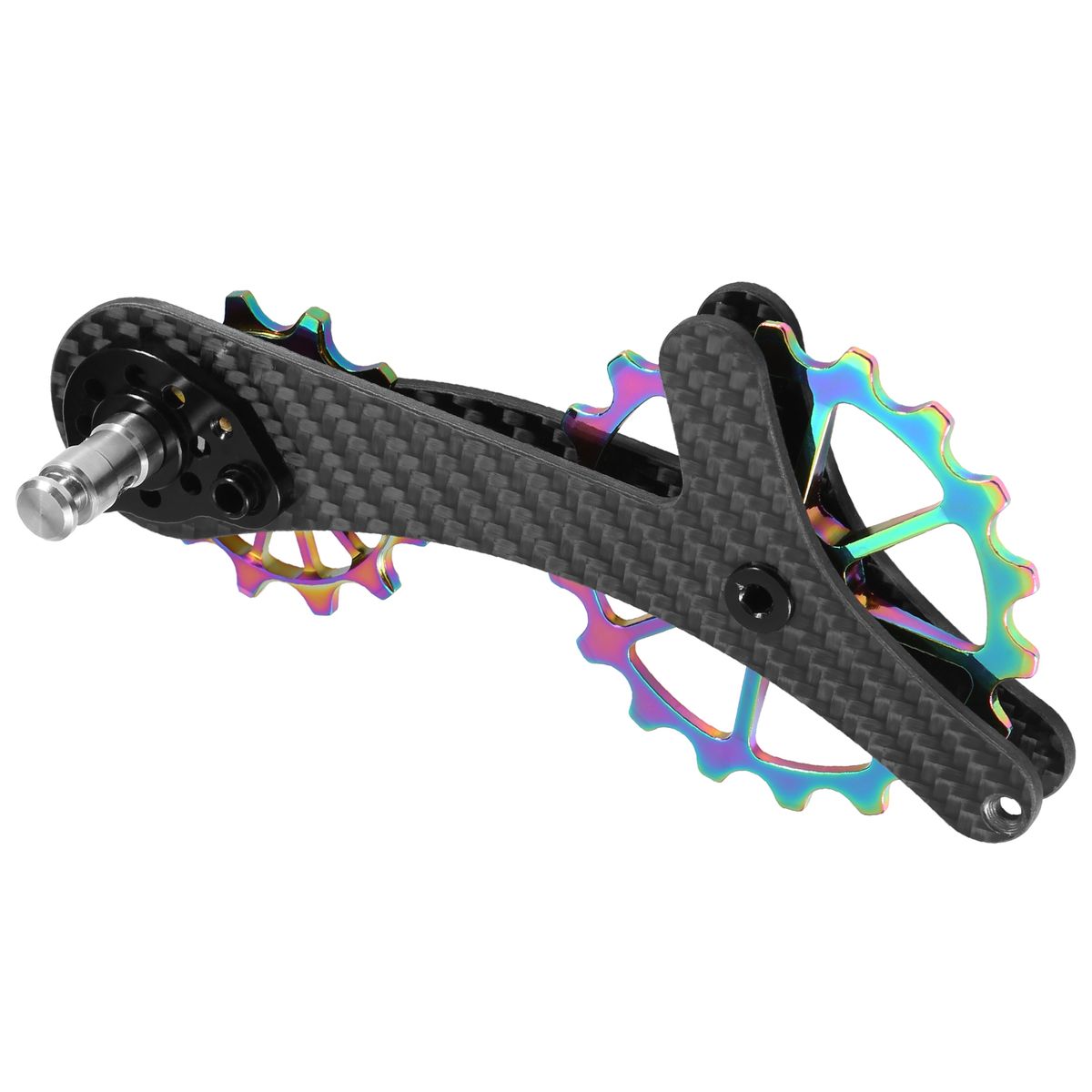 18T Carbon Fiber Rear Derailleurs Guide Bike Ceramic Bearing