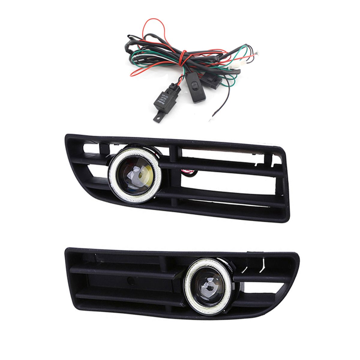 Fog Light LED Front Bumper Grille DRL Lamp Part Replacement