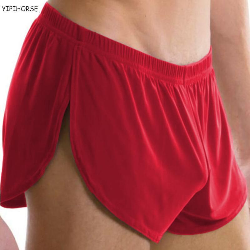 Best price Men Male Underwear comfortable y Man  shorts U convex  silk y Body XXL size  Factory sale