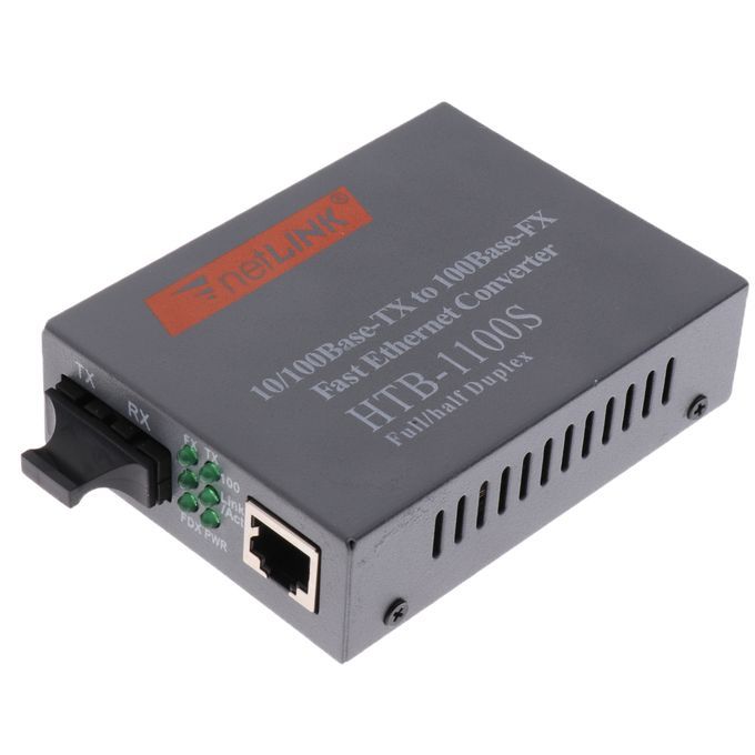 HTB-1100s 10/100M 25KM Simplex Fiber Optic To RJ45 Ethernet Media