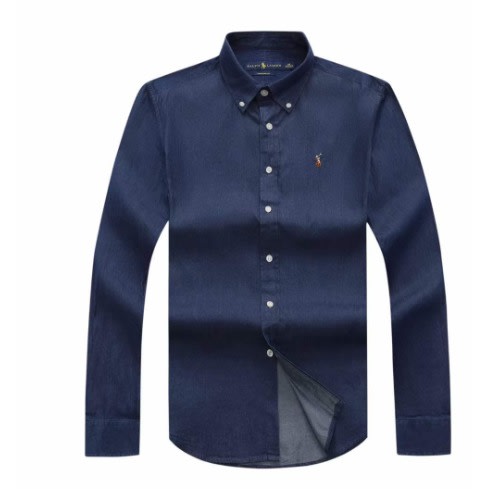 Mens Deninm Oxford Shirt - Blue