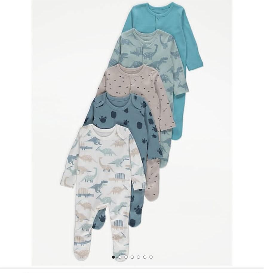 Baby 5packs Sleepsuit Animal Design