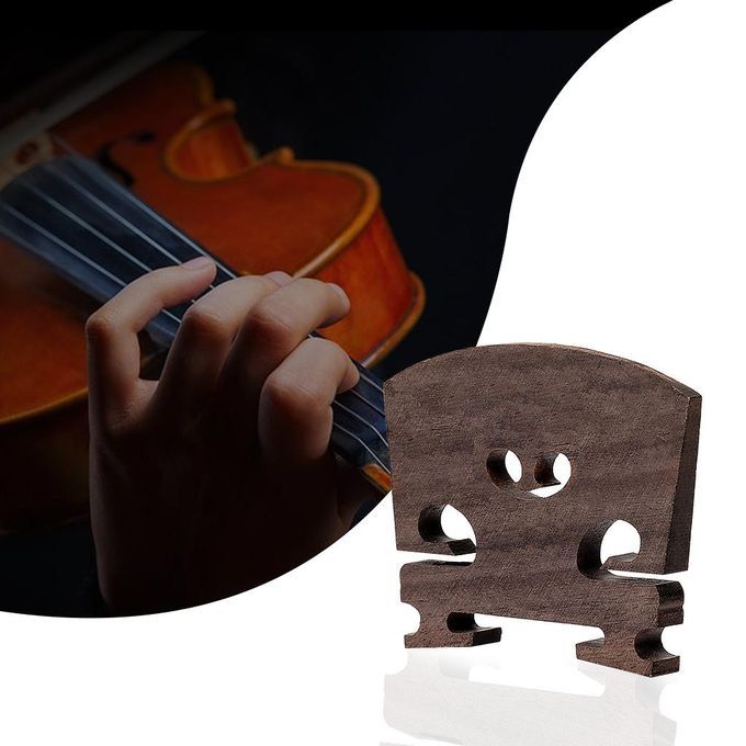 1pc Concert 4/4 Violin Ebony Bridge Great Sound Durable String