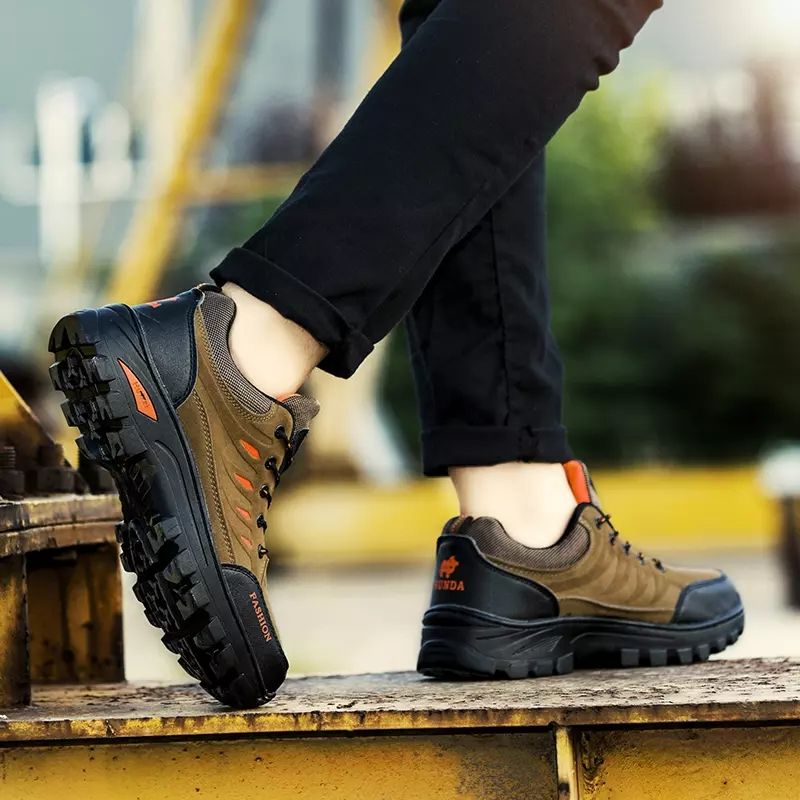 Men Sporting Hiking Boots