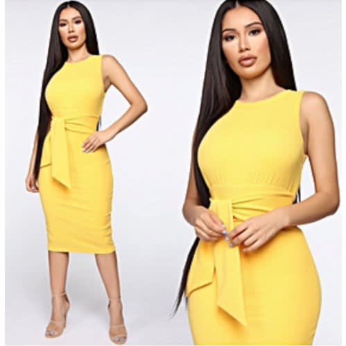 Sexy Sleeveless Bodycom Dress