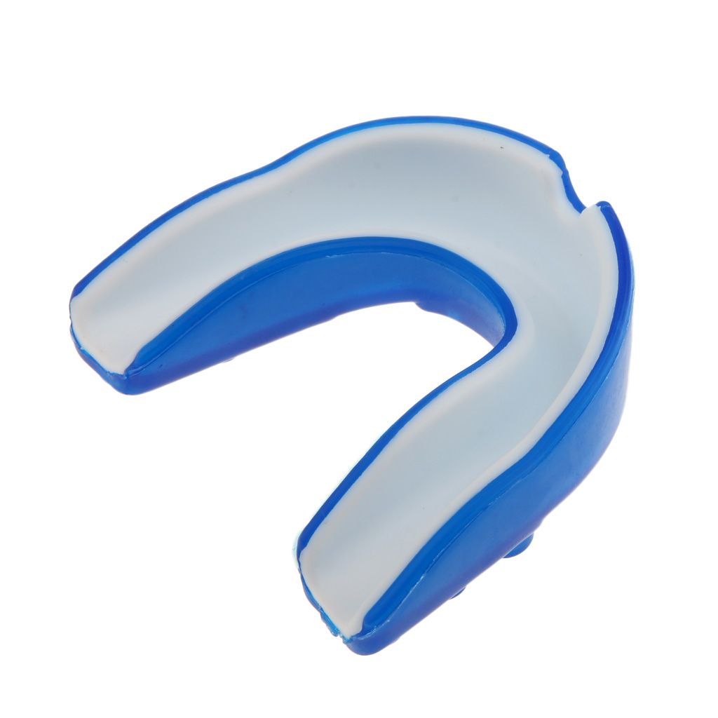 Boxing MMA Basketball Mouth Guard Gum Shield Teeth Protector + Blue
