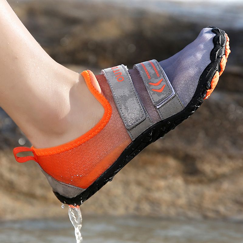 Unisex Five-finger Beach Water Shoes Men Big Size 36-46 Outdoor Quick-drying River Trekking Lovers Swimming Shoes Comfortable Fitness Shoes Grey