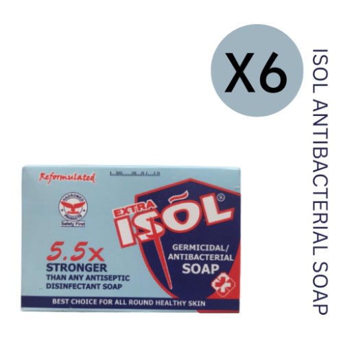 Isol Antibacterial Soap - 100grms X 6pcs